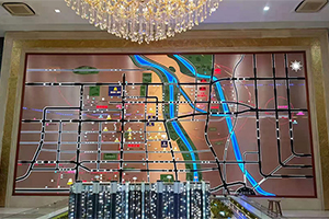 壁掛區(qū)位沙盤模型